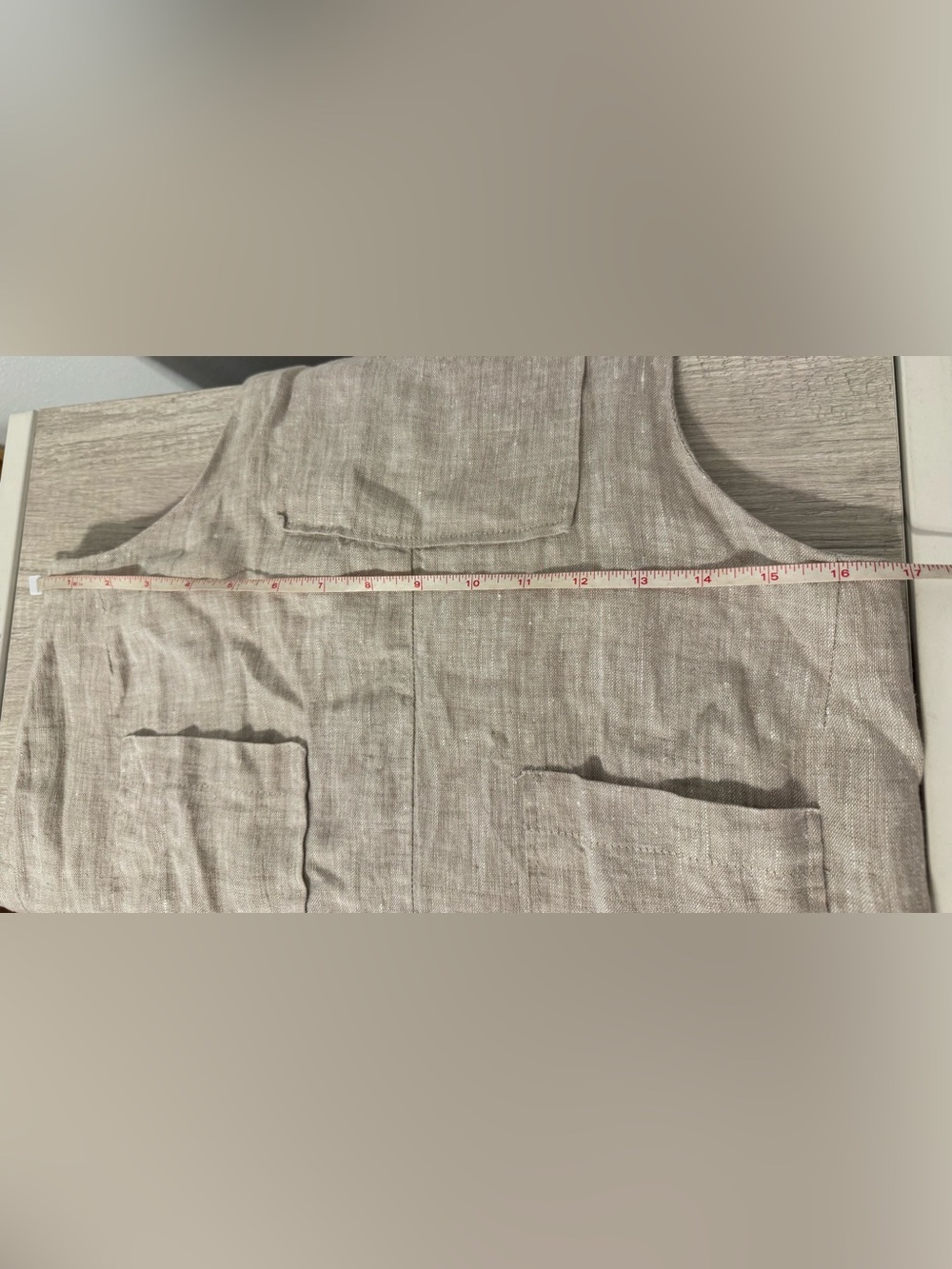 Linen Fairytales 100% Linen Oatmeal
Overalls Jumpsuit XS Lantern Leg
Lagenlook - Picture 9 of 9